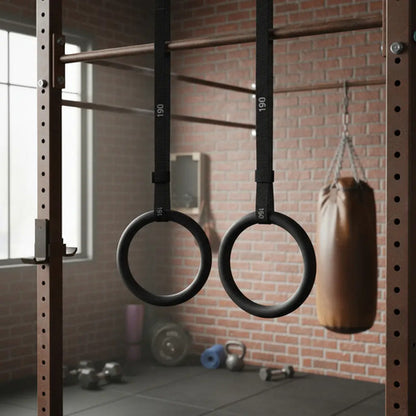 Anillas De Crossfit Knex Gimnasia Gimnasio Entrenamiento Negro