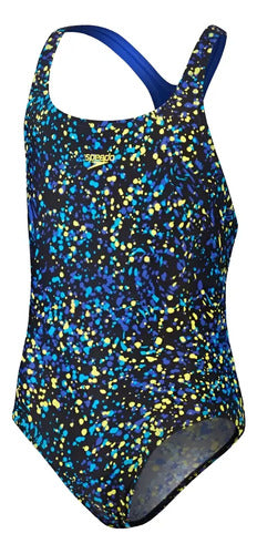 Malla Natacion Piscina Niña Speedo Allover Medalist Azul 16