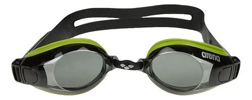 Goggles De Competencia Arena Zoom X Unisex Inmediato Color Green-smoke-black Verde