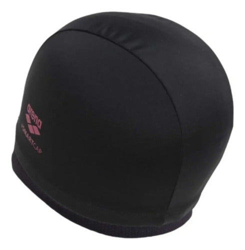 Gorra Natación Para Pelo Largo Piscina Arena Negro Lisa Único