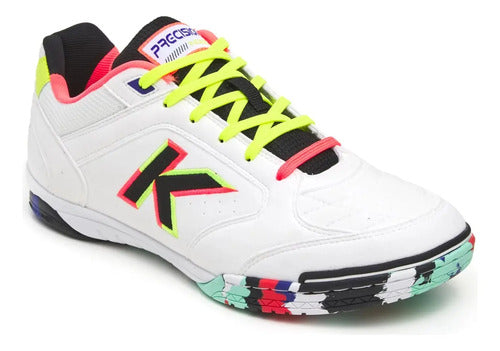 Calzado Kelme Precision Futsal White Black Mmsports