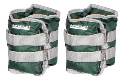 Pesas Tobilleras/muñequeras Neopreno 2 Kg(set De 2 Unidades) Verde