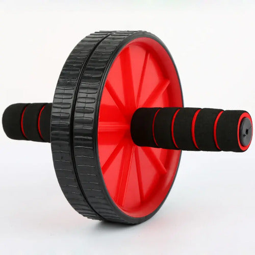 Set X5 Ruedas Abdominales Rodillo Entrenamiento Negro