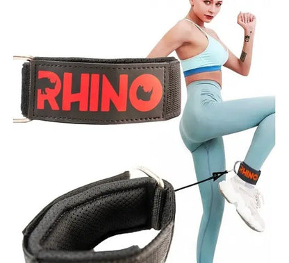Tobillera Para Polea Maquina Acolchonada Kallango Negro
