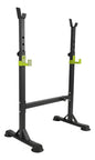 Soporte Barra Regulable Gym Rack Entrenamiento 118cm Negro