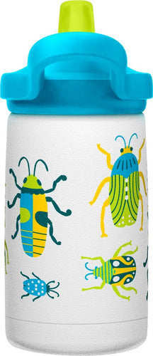 Caramañola Térmica Camelbak Eddy+ Kids 350ml - Bichos Color Celeste
