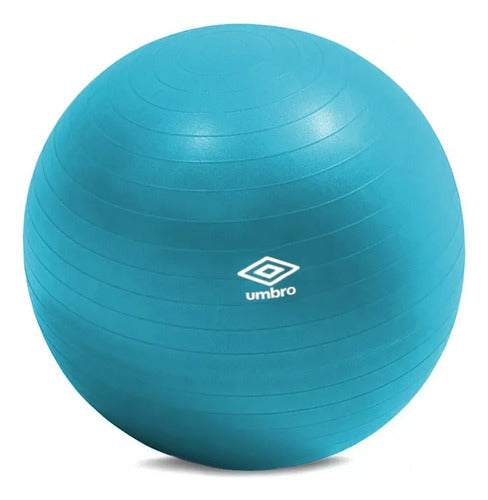 Pelota Pilates Fitball 75cm Yoga Profesional Umbro Azul