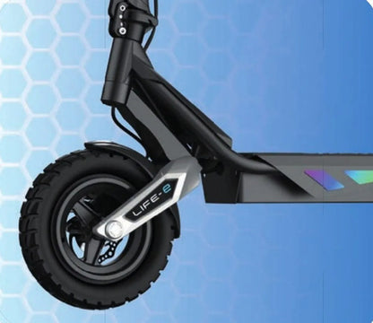 Monopatín Eléctrico Life-e Q6 1000w 50km/h Off Road Mmsports Negro