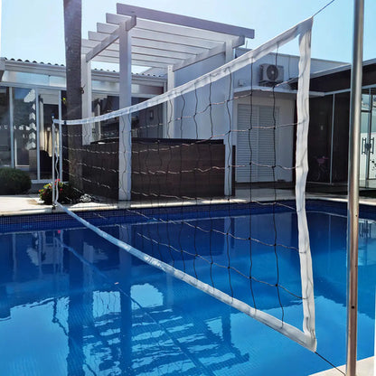 Red De Voleibol Para Piscina, 5 Metros, 4 Bandas, Color Blanco