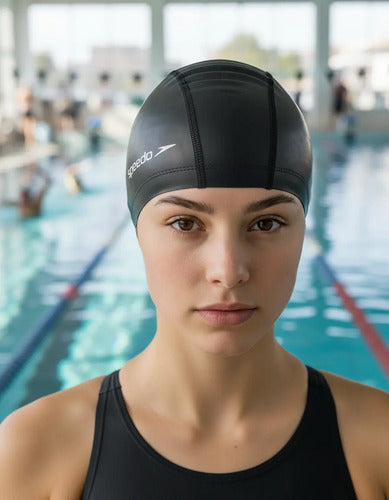 Gorra Natación Piscina Nylon Pu Pace Speedo