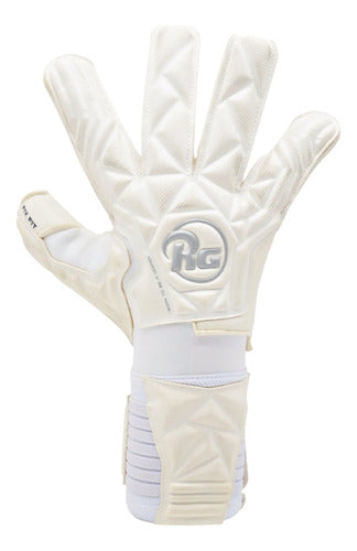 Guante Arquero Rg Profesional Aegix 27 Mmsports Blanco 8
