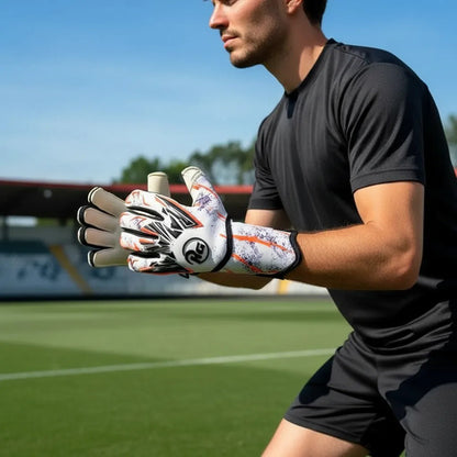Guante De Arquero Rg Snaga Fingersave 23 Mmsports Naranja 9