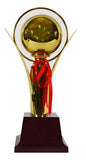 Copa Trofeo Balon De Oro 37cm Premios Deportes Varios Dorado