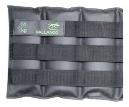 Tobi Pesas Profesional Gimnasio Engomadas Kallango 14kg Par Negro