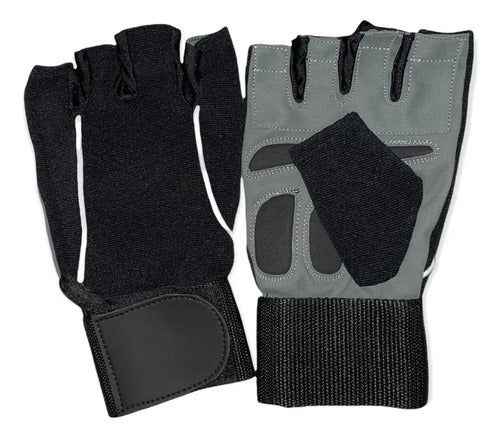 Guantes Para Pesas Crossfit Gym Negro - Rhino