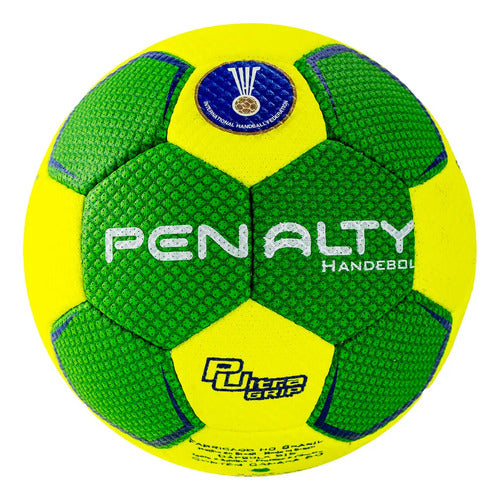 Pelota De Handball Suecia H3l Ultra Grip -  Penalty Amarillo 3