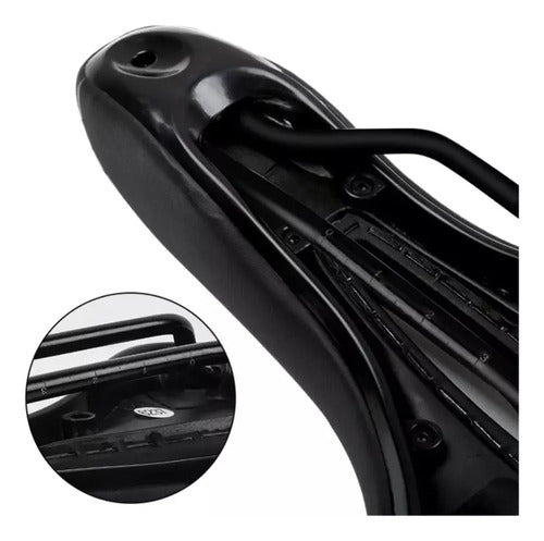 Asiento Mtb Transpirable Absorción Impactos Az088 Zuba Negro
