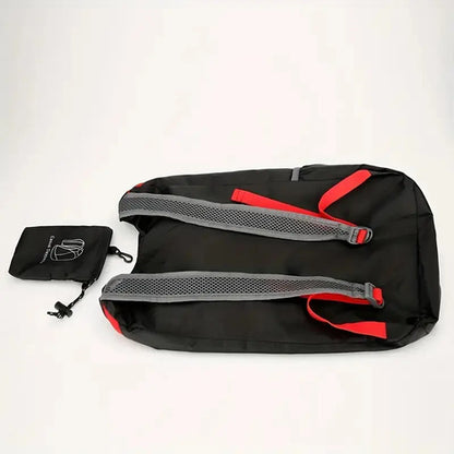 Mochila Deportiva Ultra Liviana Casual Para Viaje Camping Mm Negro Liso