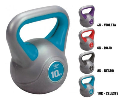 Pesa Rusa Celeste De 10kg - Compacta Y Versátill Umbro Celeste