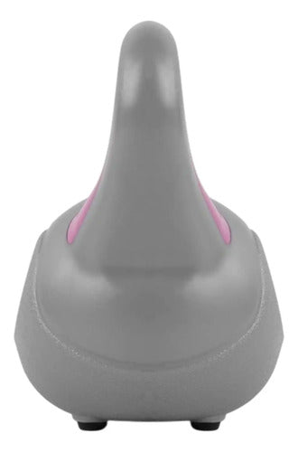 Kettlebell 2 Kg Liveup - Antideslizante Y Relleno De Arena Rosa