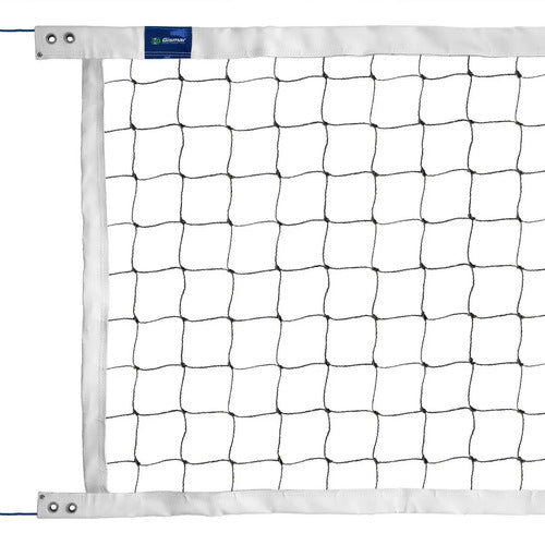 Red Profesional De Voley 4 Tiras De Pvc 10x1m Gismar Blanco
