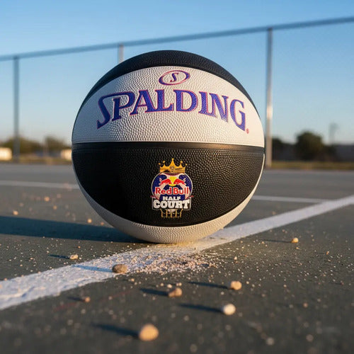 Pelota Basketball Spalding Red Bull Tf33 (3x3) Negro/gris