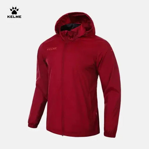 Campera De Lluvia Deportiva Kelme C/capucha Y Cierres M&m