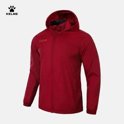 Campera De Lluvia Deportiva Kelme C/capucha Y Cierres M&m