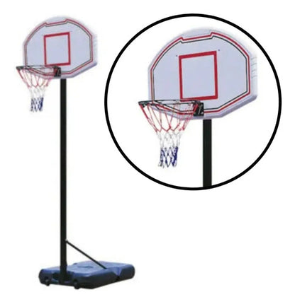 Tablero De Basquet Con Pie Altura 3.05m - Mmsports