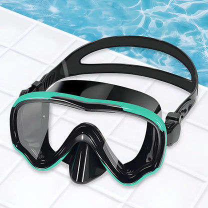 Set Snorkel Hydro Mascara Adulto Buceo Natacion Antifog Kit Turquesa
