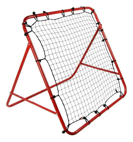 Arco Rebotador Pelota P/ Entrenamiento Futbol Pro Mmsports Rojo