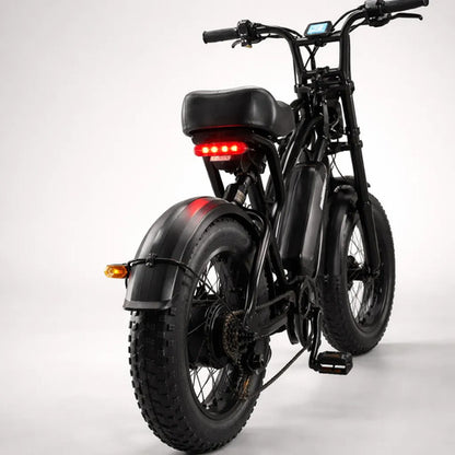 Bicicleta Eléctrica Killer Rodado 20 Fat Bike Luz Señaleros Negro L