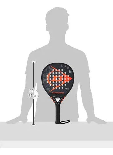 Paleta Padel Dunlop Aero Starjunior Grafito Liviana Mmsports Negro