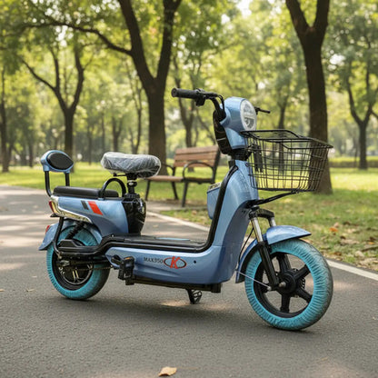 Moto Eléctrica 350w 48v 12 Max 350ah Varios Colores E Bike Multicolor