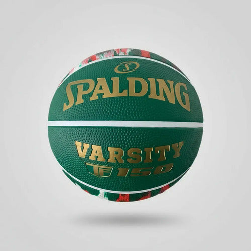 Pelota Basketball Marble Spalding Varsity Tf 150 Verde