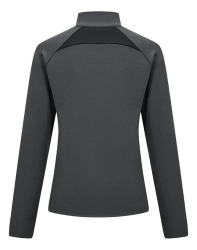Campera Kelme De Mujer - Ice Blue Mmsports Gris S Liso