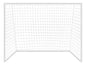Redes Arco 2mm Fútbol 5/sala Y Handball 3,2x2,1m Uv Gismar Blanco