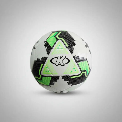 Pelota Fútbol K 2023 N5 Negra/blanca/flúor Entrenamiento Blanco/negro/fluor