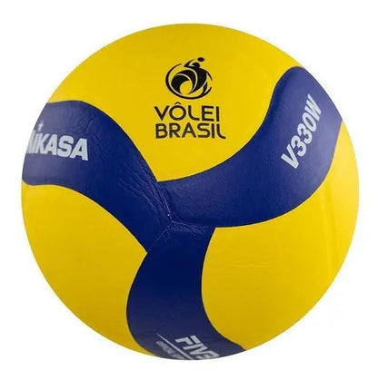Pelota Volleyball Profesional 18 Paneles - Mikasa Amarillo Amarillo Y Azul
