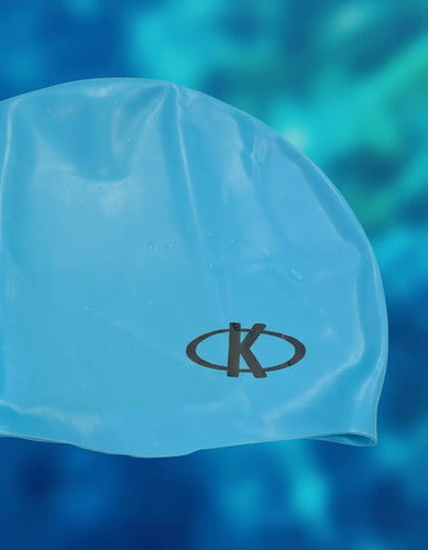 Set X2 Gorras De Natación De Silicona +tapones Para Oídos Surtido Lisa Único