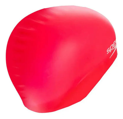 Gorro Gorra Speedo Natacion Junior Infantil Plain Flat Sil Color Rojo Diseño De La Tela Liso Tamaño Unico