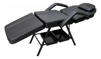 Silla Reclinable Multiuso Para Masajes Estética Y Podología Negro