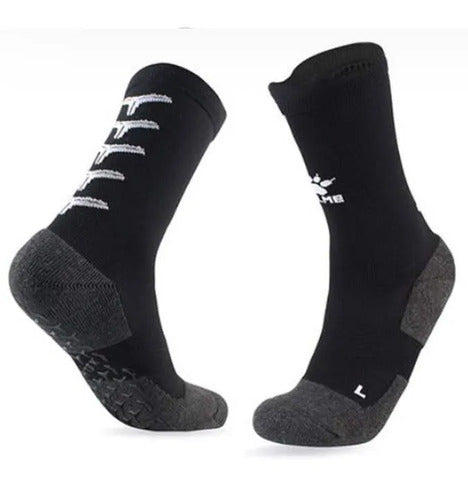 Medias Antideslizantes Futbol Adulto Calidad Kelme-uy Negro Único