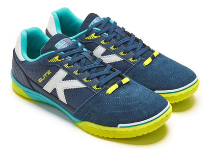 Calzado Futsal Kelme Elite Navy Blue - Lime Mmsports
