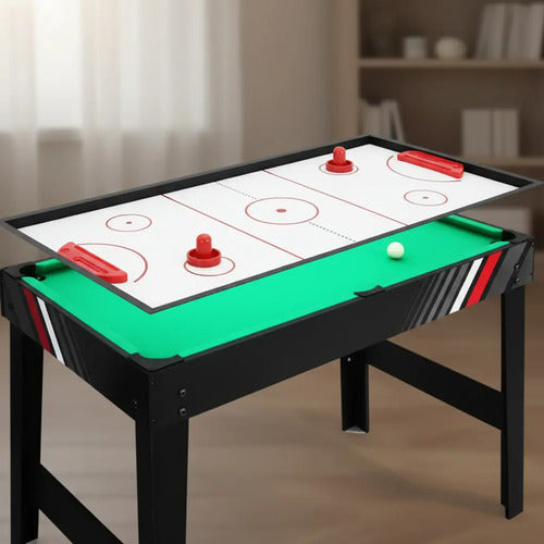 Mesa Multijuego 4 En 1 Futbolito Pool Tejo Ping Pong 1,07 M