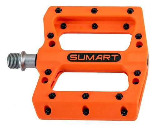 Pedales Bicicleta 9/16 105 X 100 X 18,5 Mm Colores Sumart