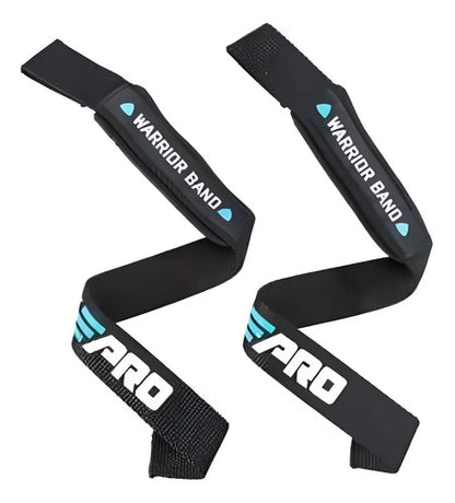 Correas Levantamiento Livepro Negras Poliester Neopreno 56cm Lp8092 Negro