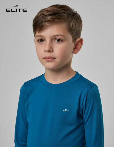 Remera Térmica Manga Larga Niño/a - Elite Mmsports