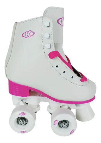 Patin Artistico Bota Dura Knex 4 Ruedas + Color Rosa Chicle 28 25.0 Mm Mm Rosa Chicle