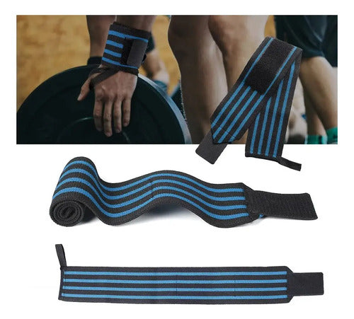 Muñequera Estabilidad Entrenamiento Gym Gimnasio Crossfit Colores Surtidos